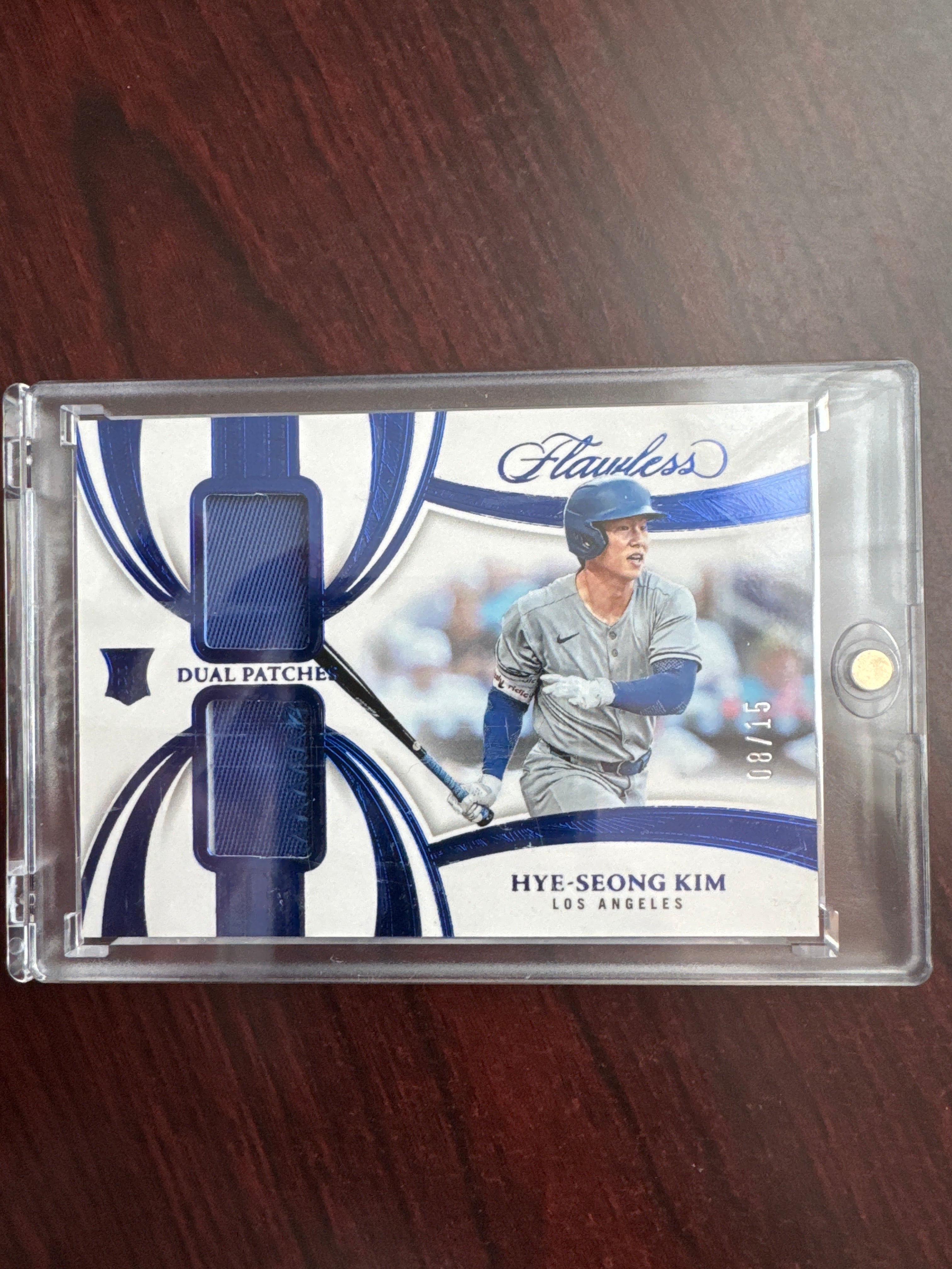 2025 Panini Flawless Hye-Seong Kim DP-HK Dual Patches 8/15