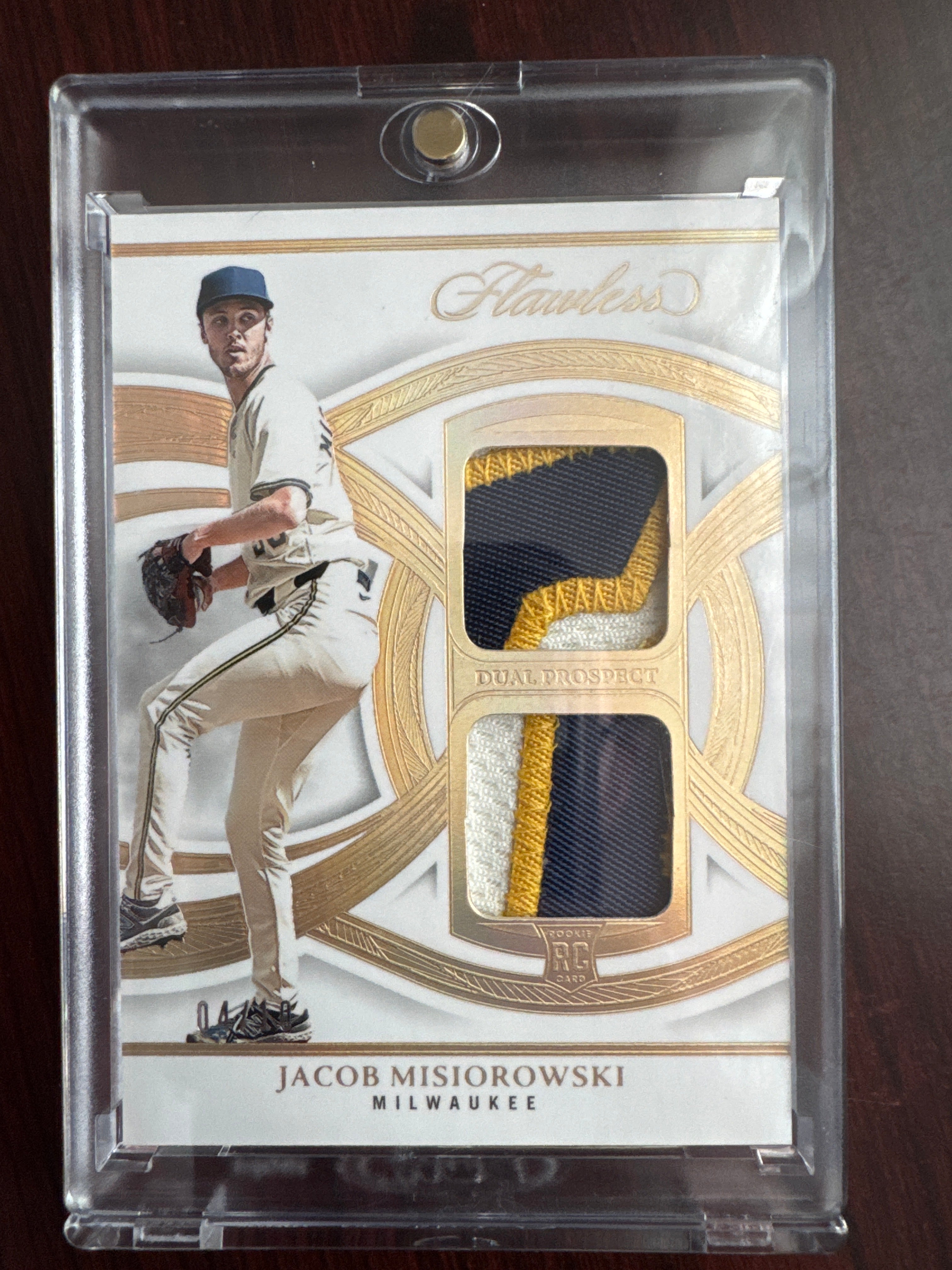 2025 Panini Flawless Jacob Misiorowski DPP-JM Dual Prospects Patch 4/10
