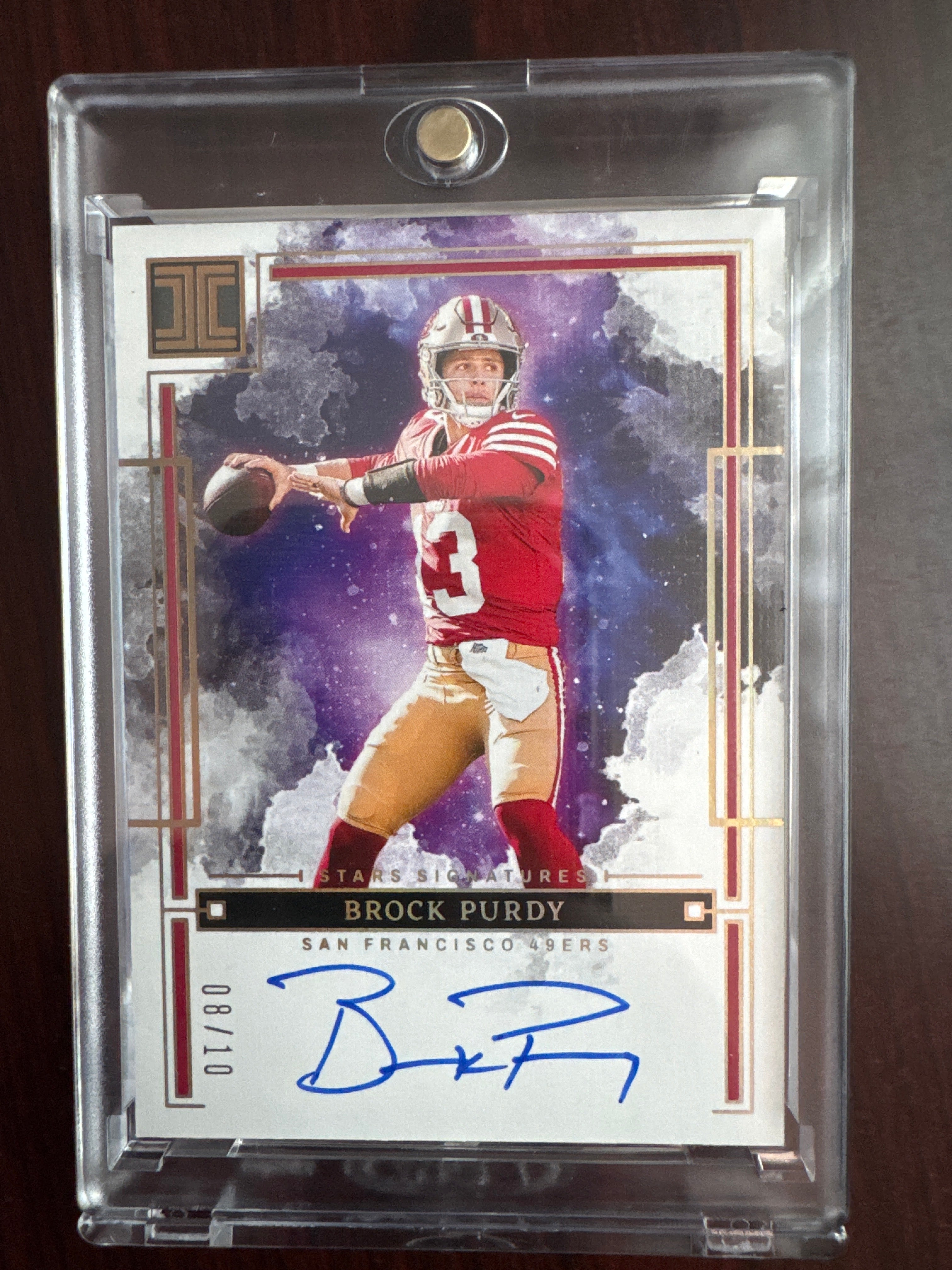 2025 Panini Impeccable Brock Purdy ISS-BPY Stars Signature