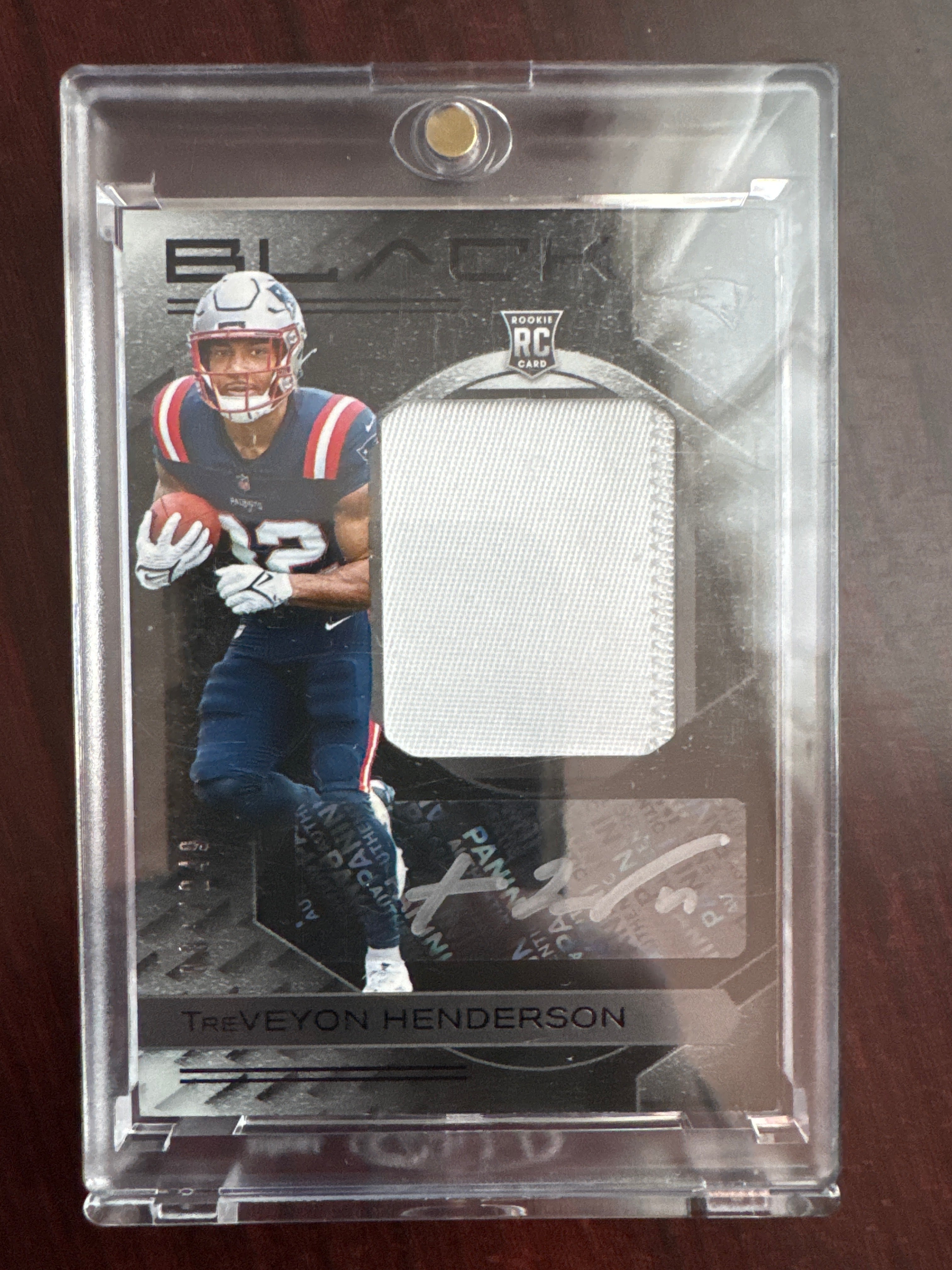 2025 Panini Black Treveyon Henderson RKPA-THN Rookie Patch Auto 88/249