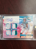 2025 Panini Absolute Travis Hunter RPM-THR Rookie Premiere Materials Auto 7/299