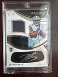 2025 Panini Immaculate Collection Jaydon Blue REBH-JBE Eye Black Jersey 31/99