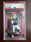 2024 Panini Select Josh Allen 225 Pink Glitter PSA 10 01/15