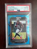 2022 Panini Prizm Dameon Pierce 322 Light Blue Prizm PSA 10