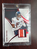 2025 Panini Immaculate Rome Odunze 76 3 Color Patch 44/75